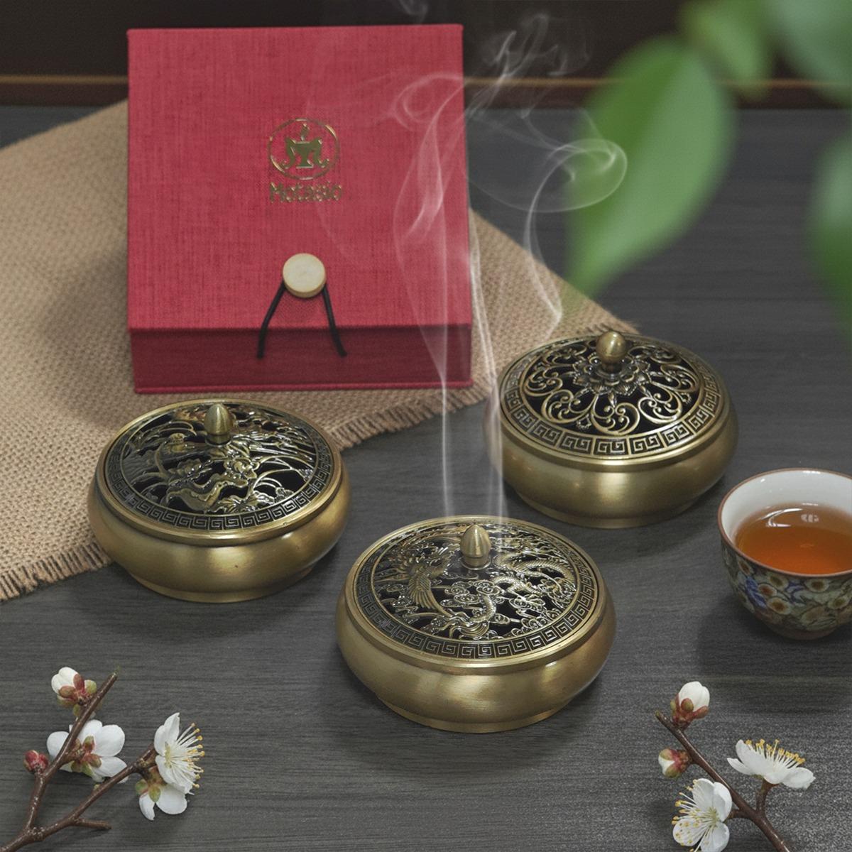 Vintage Metal Incense Burners