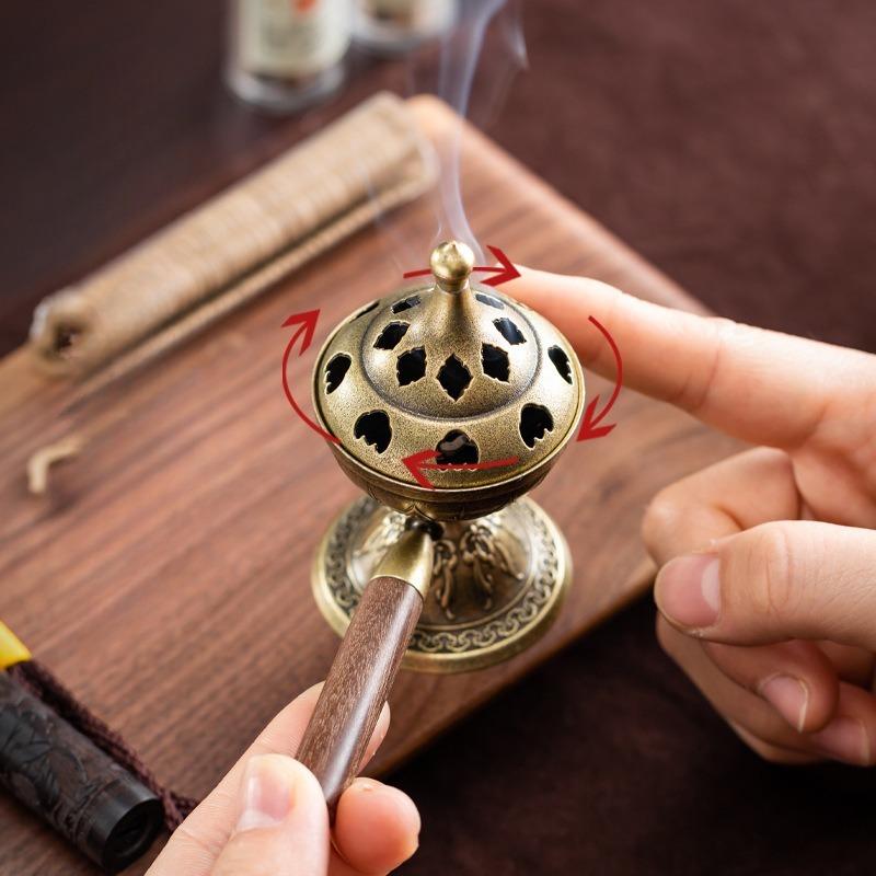 Handheld Rotating Incense Burner