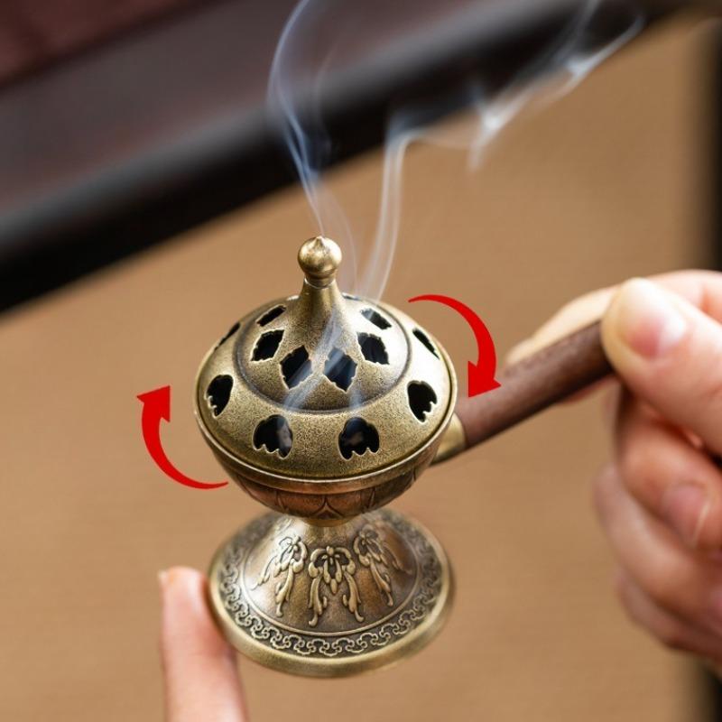 Handheld Rotating Incense Burner