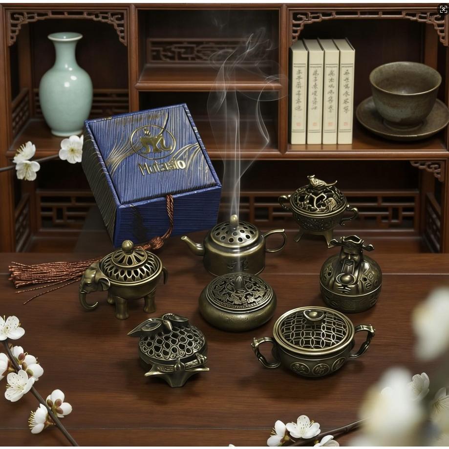 Assorted Vintage Incense Burners