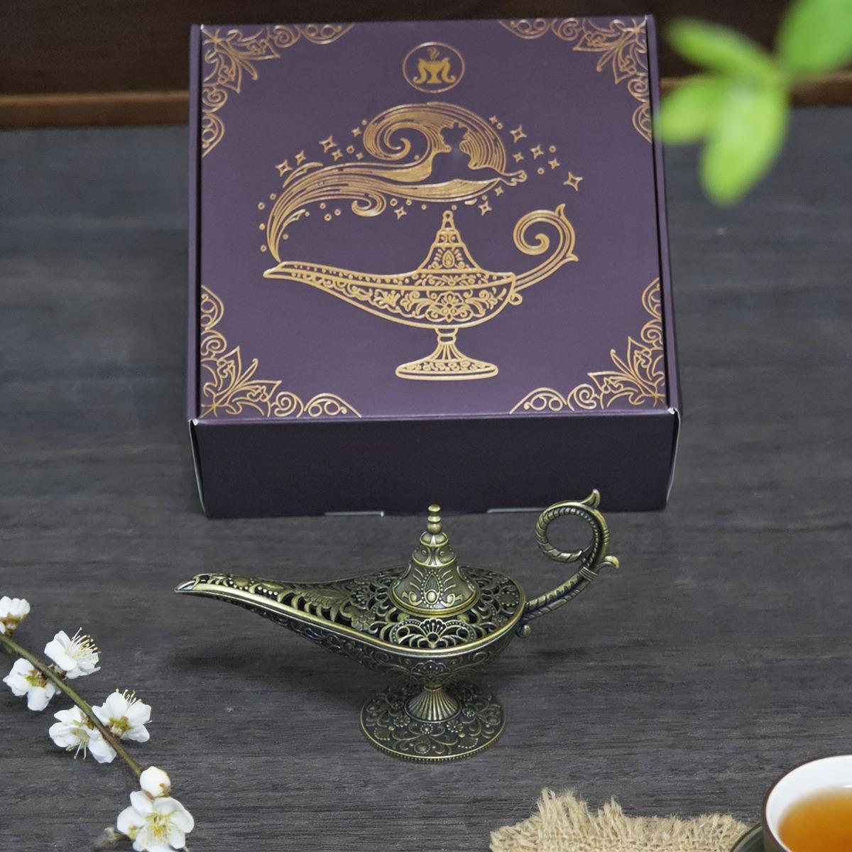 Vintage Lamp-Style Incense Burner Set
