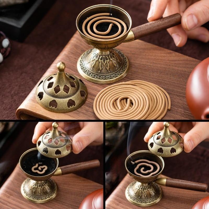 Handheld Rotating Incense Burner