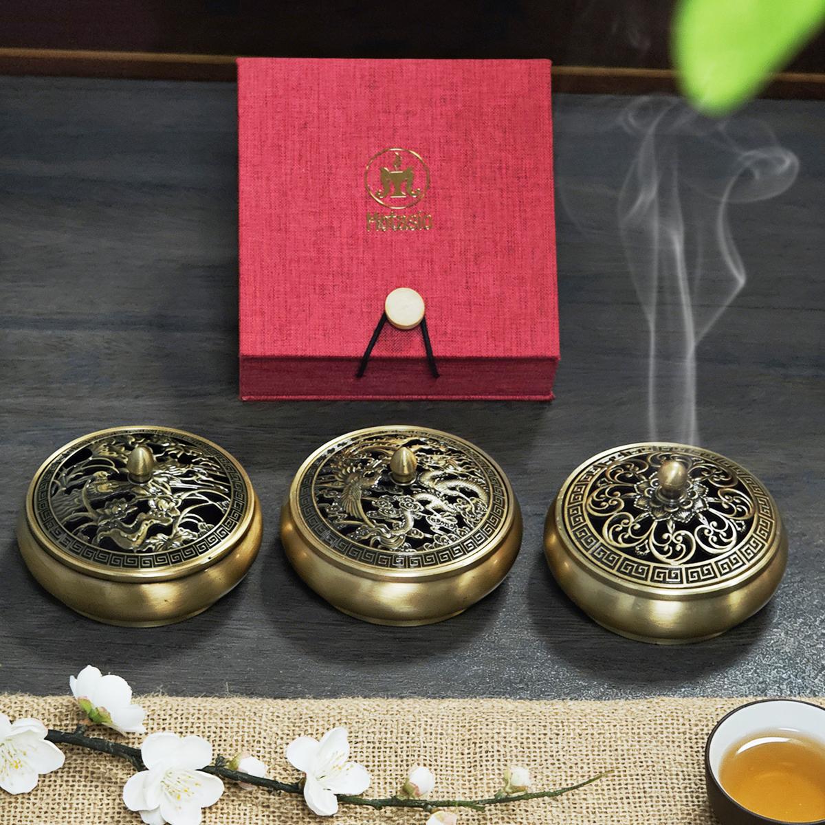Vintage Metal Incense Burners